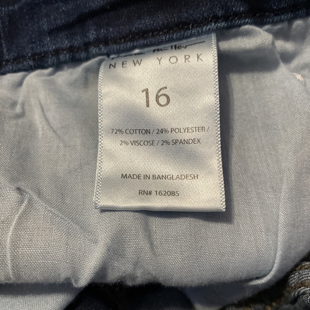 Nicole Miller New York Soho High Rise Kick Boot Jeans Indigo Perfection NWT - Picture 10 of 11